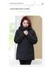 Plus Size Winter Cotton Jacket - Loose, Warm Outerwear for Middle-aged and Elderly Moms