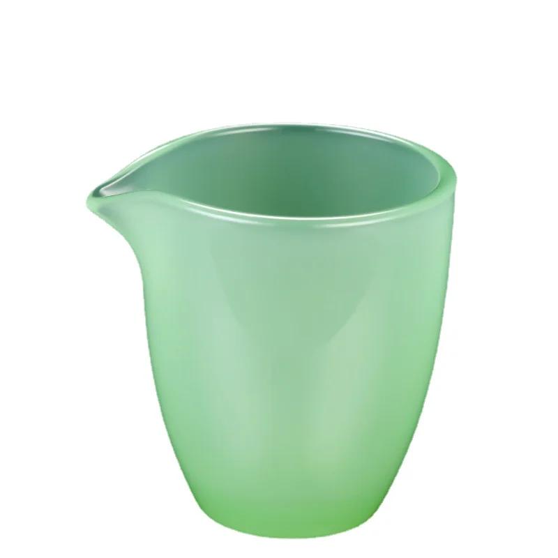 

Ru Qingyu Porcelain Fair Cup Tea Dispenser Tea Sea Tea Pouring Device Glass Imitation Jade Kung Fu Tea Ceremony Accessories 200ml
