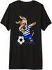 Chien qui fait du dabbing Maillot de Fan de Football Uruguayen Football Uruguayen T-shirt Premium
