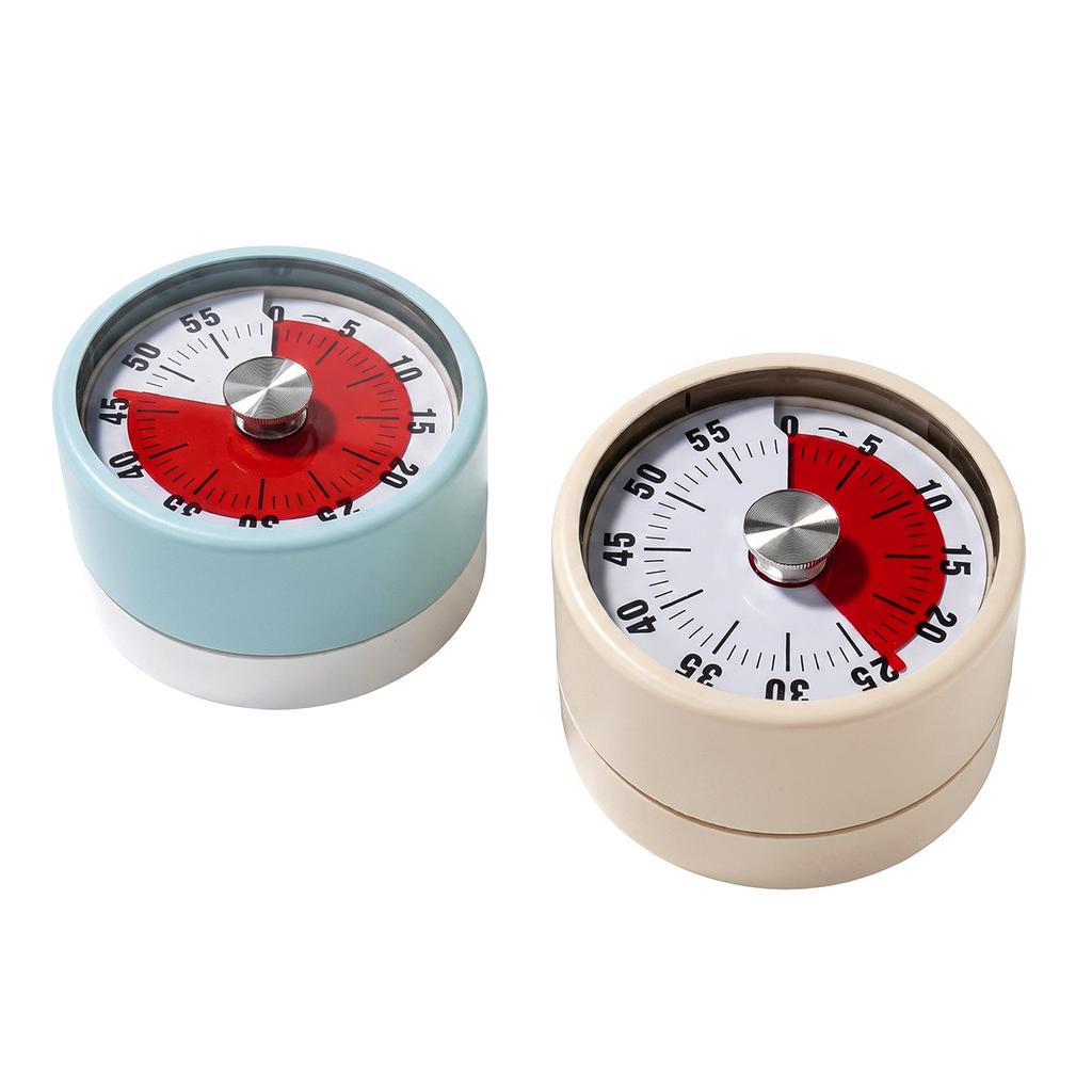 Mechanical Timer Magnetic Kitchen Cooking Baking Timer Visual Time Management Alarm Clock Reminder