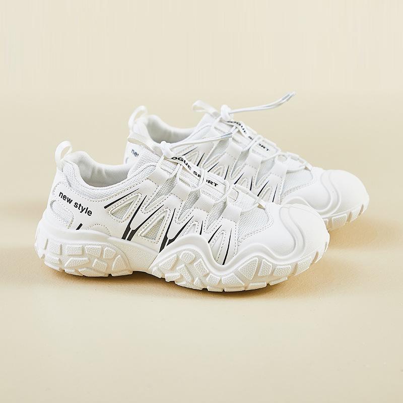 

Новые кроссовки для студентов, для спорта, бега, повседневные, на толстой подошве и увеличивающие рост 40 бежевый