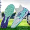 TF Men Soccer Shoes Unisex Society Cleats Football Boots Training Sneakers High Quality Professional Studded Football Shoes