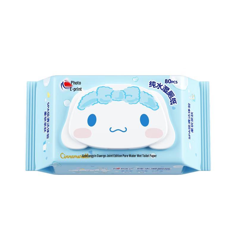 

Hengan Sanrio Cinnamoroll Смываемые влажные салфетки