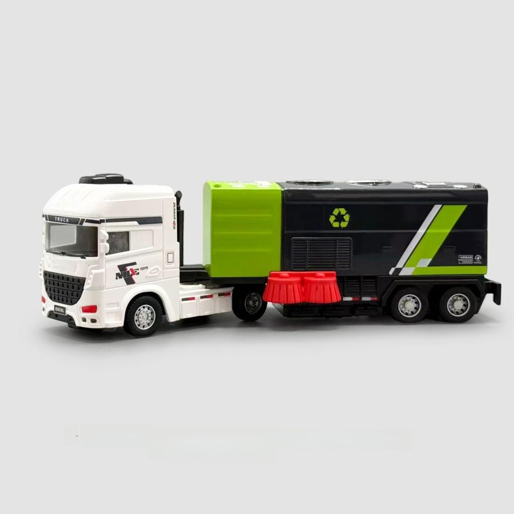 Large Inertia Sanitation Vehicle Toy For Kids With Durable Plastic Construction
