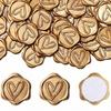 10pcs Vintage Style Wax Stamp Stickers Self-Adhesive Envelope Seal Stickers  Birthday Party