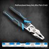 Industrial Grade Multi-Function Needle-Nose Pliers for Electricians - Wire Stripping, Labor-Saving, Steel Wire Cutting