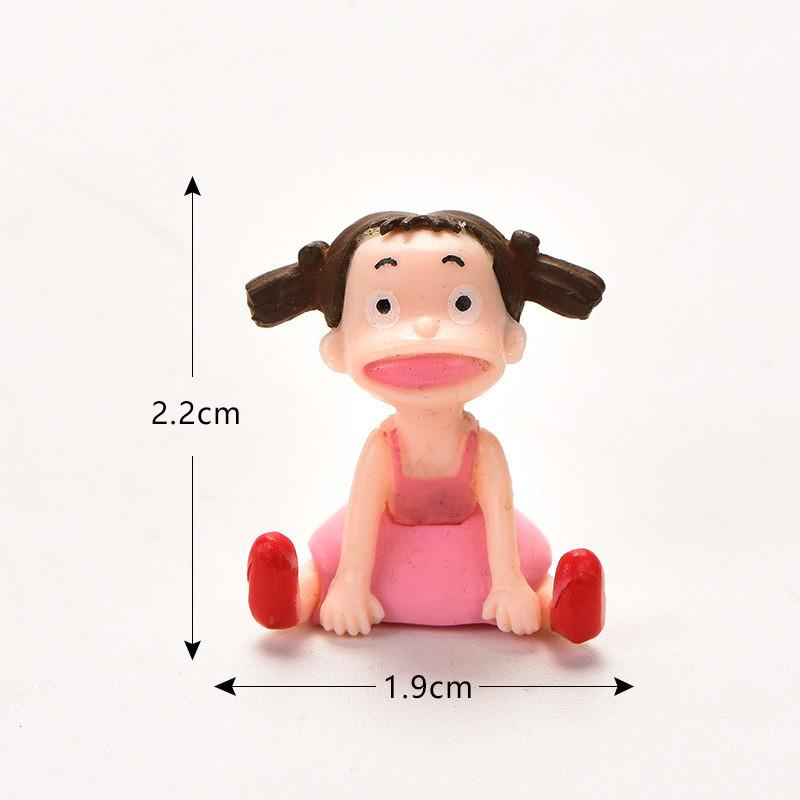 Cute Q Version Small Mei And Cat Series Micro Landscape Gardening Diy Decorative Accessories