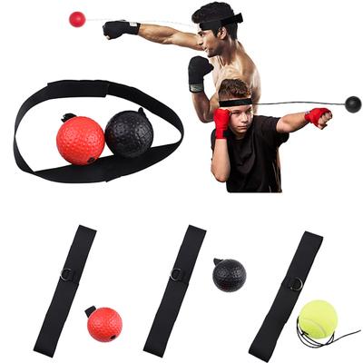 1 Set Boxing Rebound Ball High Elasticity Flexibility Anti-break Fitness Training Head Training Speed Boxing Ball Gym Use
