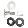 22mm Thru Hull Exhaust Skin Fitting Socket 316 Stainless Steel Tube Pipe Socket for Yachts Ship Diesel Heater Vents