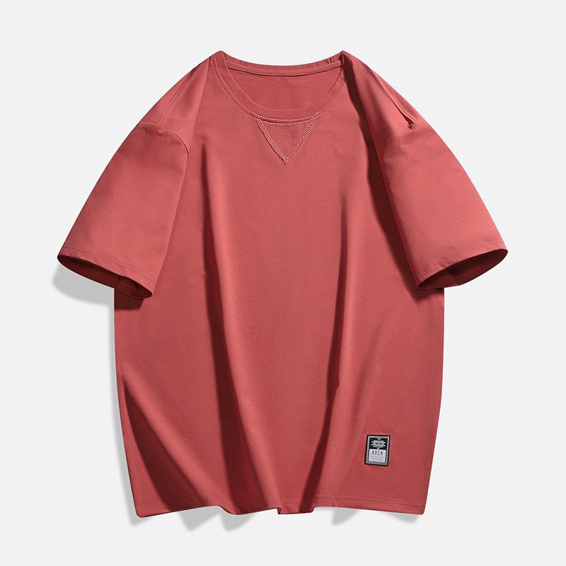 Summer Couple Style Short Sleeved T-shirt Men's Loose Round Neck Sports T-shirt