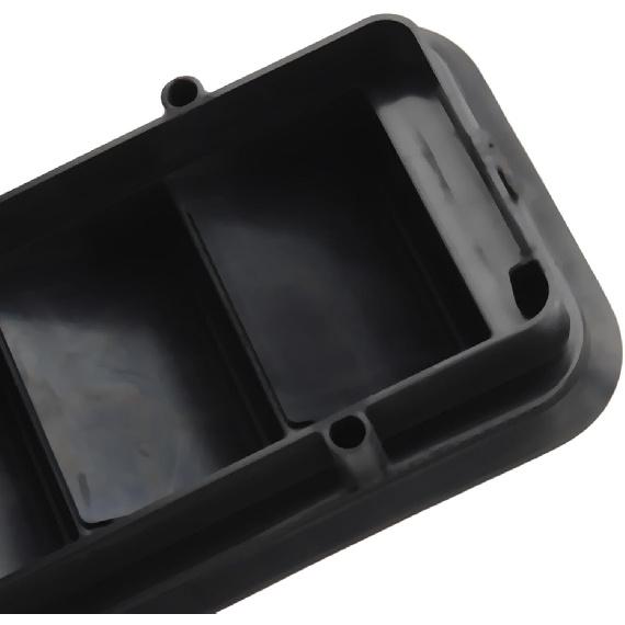 Grille d'aération de secours pour tableau de bord de voiture, lot de 2 grilles d'aération de secours pour panneau arrière 13596856 Remplacement pour 1500 2500 3500 HD