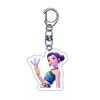 Witch Hunter Keychain Acrylic Anime Pendant Holder Vivid Character Expression Keychain Bag Accessory