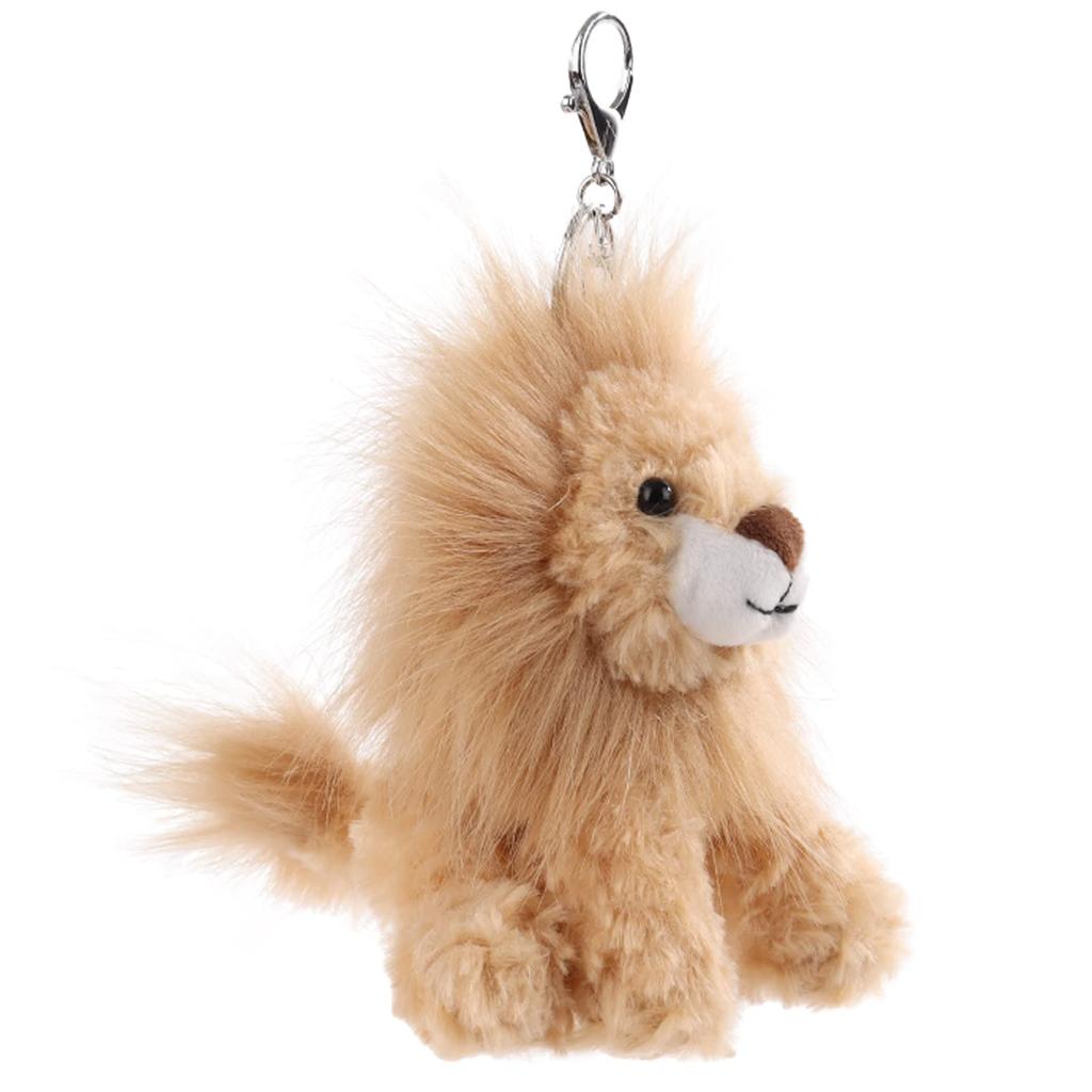 Apricot Lamb Plush Cute Soft Keychain Stuffed Perfect for Boys and Fits Kids Backpacks and 15cm Lion, Animal, Girls, Purses,