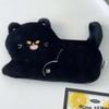 Fluffy Plush Cat Pencil Bag Large Capacity Stationery Storage Pouch Cartoon Pencil Case  Gifts