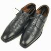A.Testoni Made In Italy Wingtip Business Shoes Black Size 7G / 25.5cm Men's(USED)