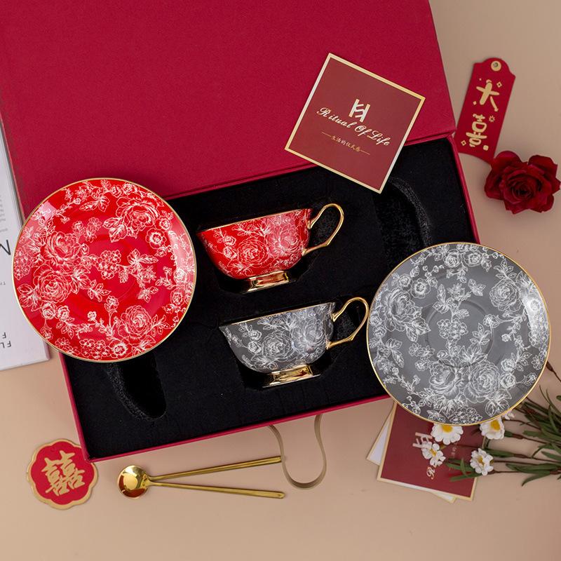 Wedding Gifts For Newcomers, Coffee Cups, High-End Exquisite Gift Boxes, High-End Cups, Housewarming, Wedding Gifts For Girlfriends