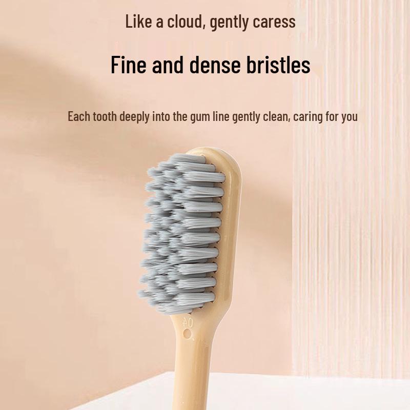 Bestselling Luxurious Adult Toothbrush Set - Soft, Medium Bristles, Wide Head, 6 Pieces.