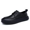 Versatile Leather Mens Sneakers Lace Up Comfortable Casual Shoes Outdoor Adulto Shoes Leisure Walk Footwear Male Walking Shoes