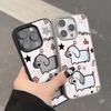 Cute Puppy Phone Case For iPhone 17 Pro Case iPhone 16 15 14 Pro Max 11 12 13 Air Matte Magsafe Magnetic Wireless Charge Cover