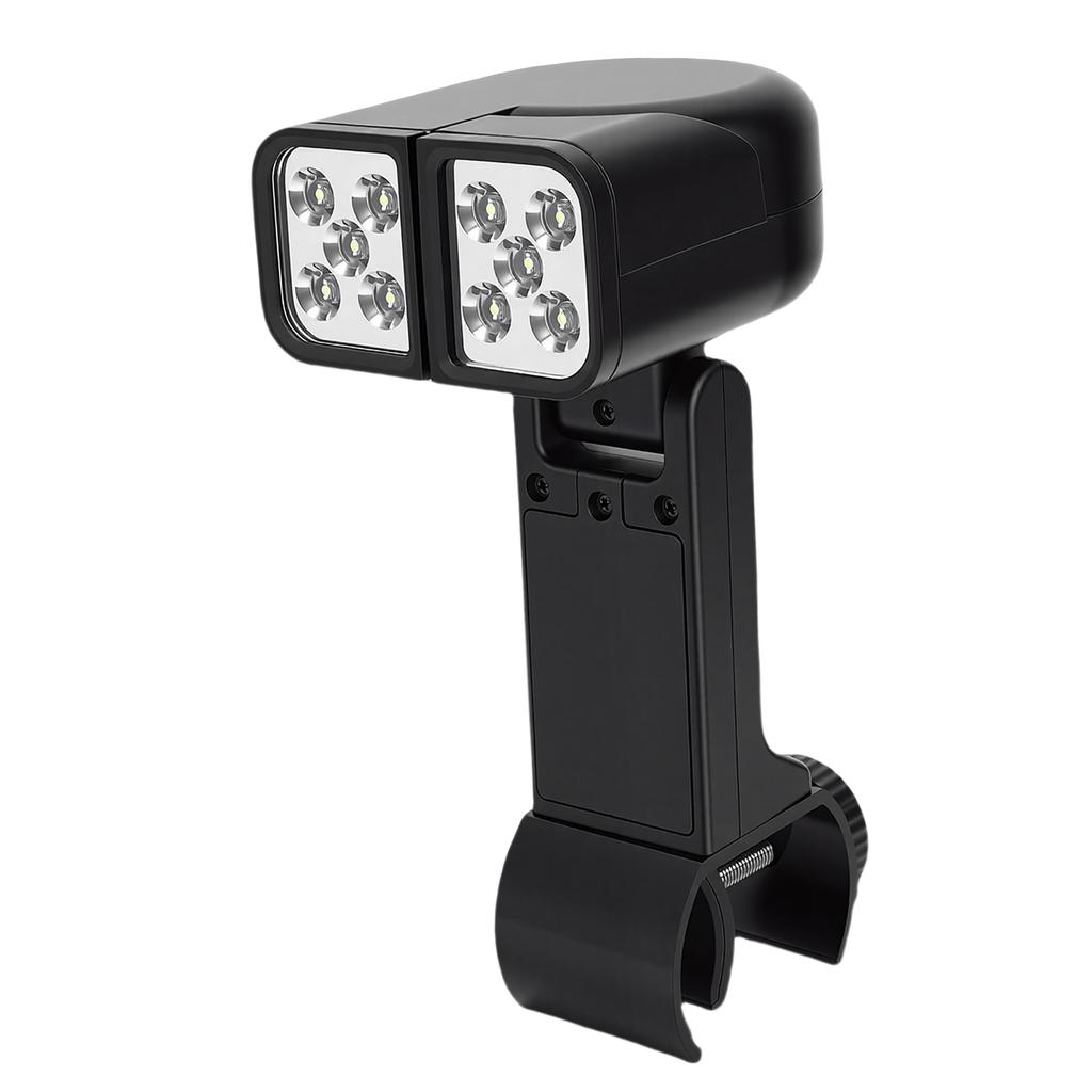 BBQ Grilling Light 360 Degree Rotatable Clip On Barbecue Grill Light with Touch Switch 10PCS F5 Light Chips Aluminum