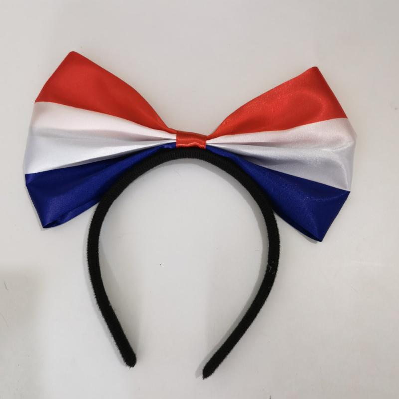 Flag Pattern Bow Headband  Simple Design Concept with Creative Elements