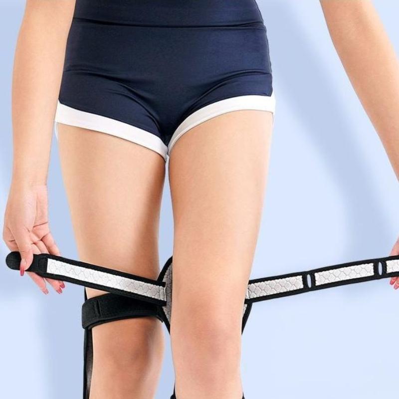 Knee Joint Booster Knee Power Assist Support Brace for Hiking Sports Elderly Patella Stabilizer with Adjustable Strap