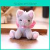 Bowknot Cat Plush Doll Pendant With Soft Material For Kids Room Decor And Gifts