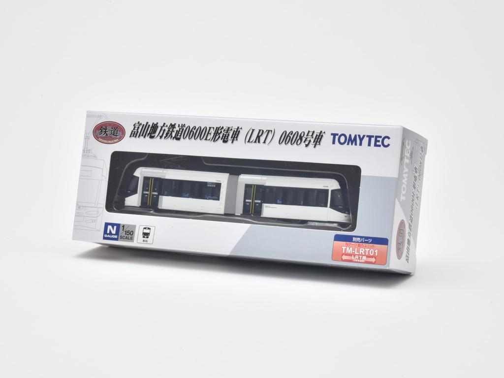 TOMYTEC Railway Collection Tetsuro Toyama Chiho Railway 0600 Series Train (LRT) No. 0608 Diorama Supplies