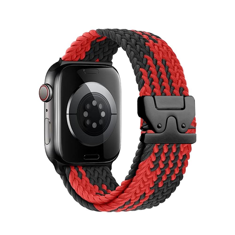 Плетеный ремешок для ремешков Apple Watch 40 мм 44 мм 46 мм 42 мм 49 мм 45 мм 41 мм 38 мм Браслет IWatch Series 10 SE 9 8 7 6 Ultra 2 полосы 38/40/41/42 mm