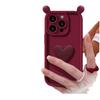 Applicable To Apple 15promax Mobile Phone Case IPhone 13/14 Red Love Doll 11/12 Frosted Silicone XS Soft