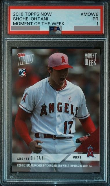 

[PSA Authenticated] 2018 TOPPS MOMENT OF THE WEEK 6-WINNER #MOW06 Shohei Ohtani (PSA1)