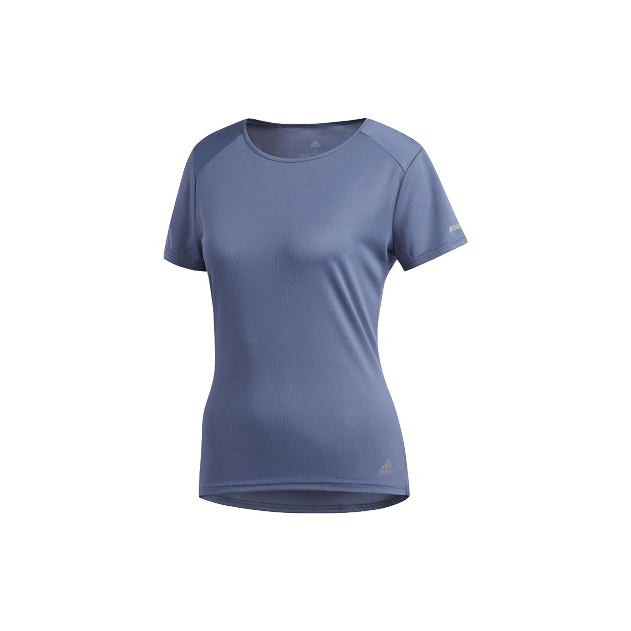 

Adidas повседневная дышащая футболка с короткими рукавами для фитнеса женские топы синие EI6501