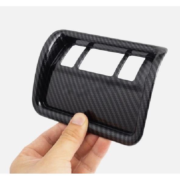 For Subaru Crosstrek 2024 Carbon Fiber Dashboard Switch Cover Trims Accessories