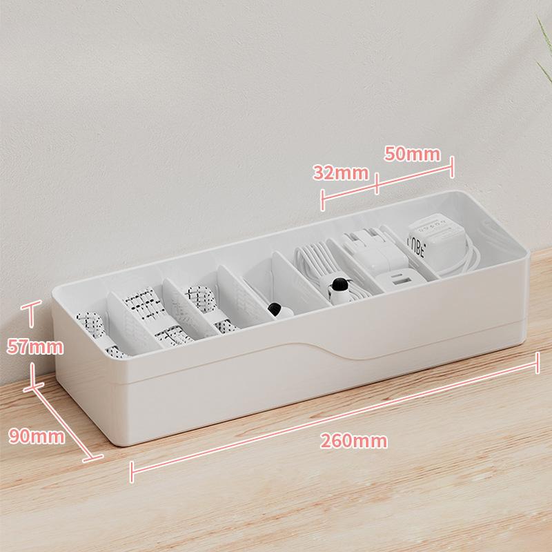 The Data Cable Storage Box Can Separate The Cable Organizer Drawer Large-capacity Power Cord and Charging Cable Organization Box