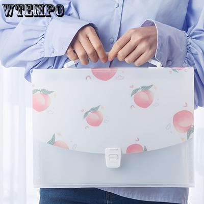 13 Pockets File Organizer File Folder Document Organizer Floral File Folders Accordion Folder