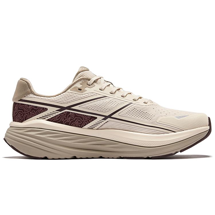 Erke Chiyue 2.0 Outdoor Low-Top Casual Running Shoes Men sneaker Warm-Linen-Coffee 51125303073-402
