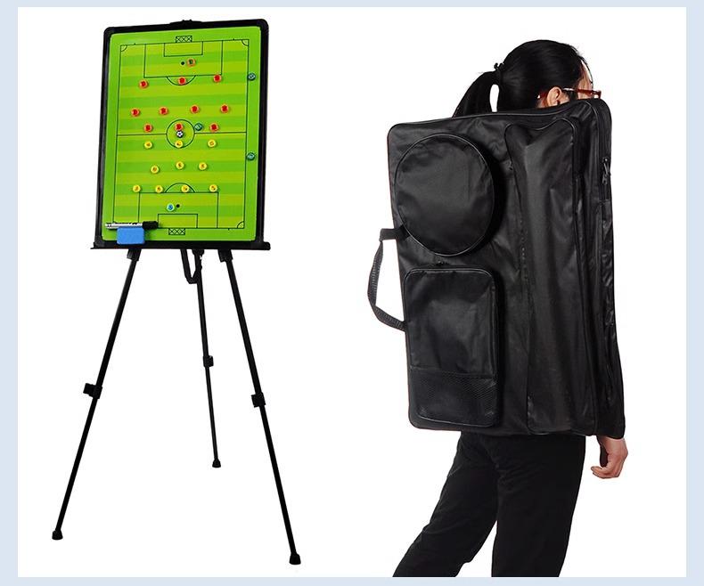 Magnetyczna tablica coachingowa zapinana na zamek błyskawiczny: Taktyczna tablica do piłki nożnej i koszykówki z markerami