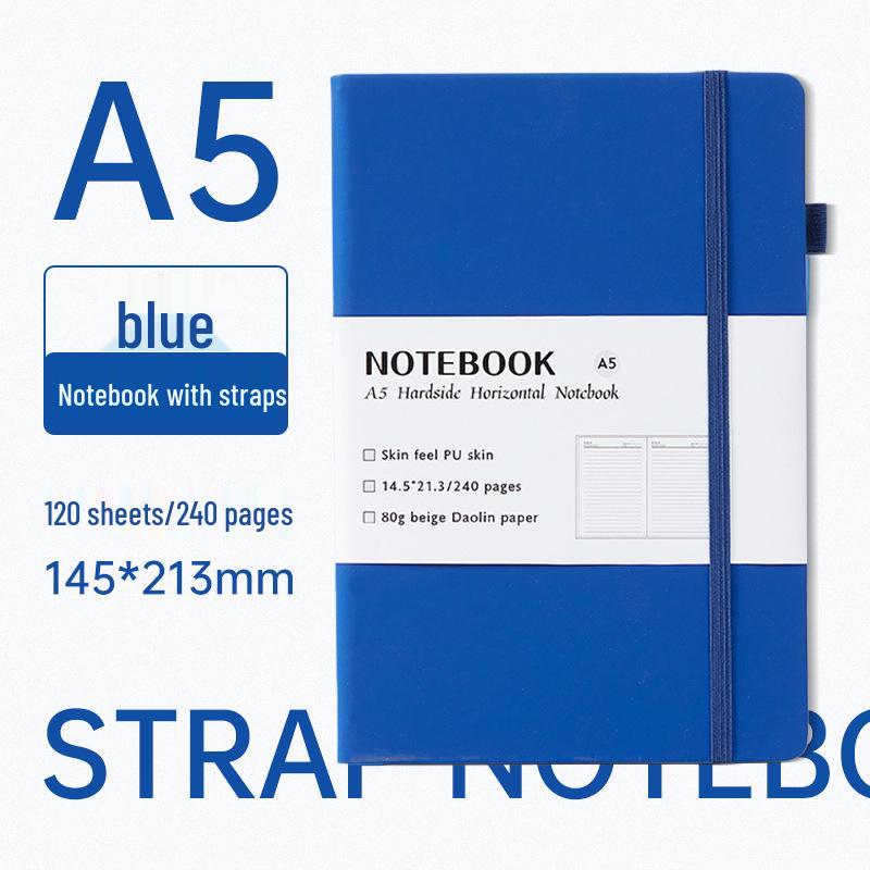 Minimalistisches A5 Notizbuch mit Gummiband für Geschäftsbesprechungen und das Büro