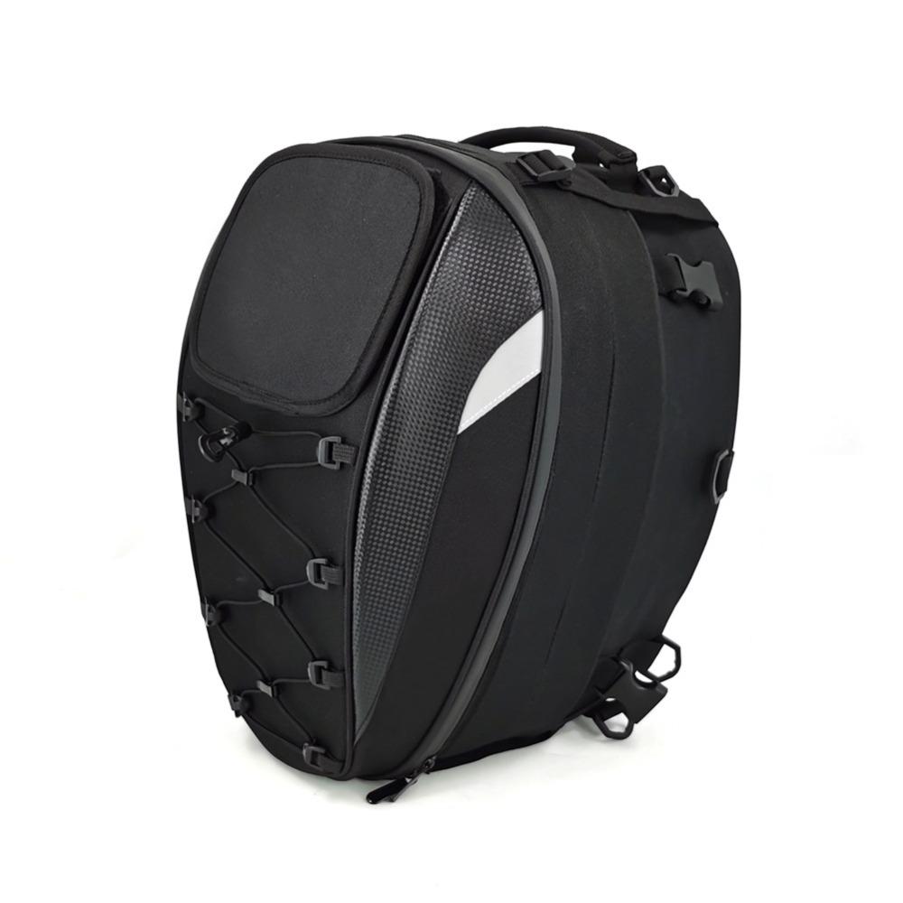 Large Capacity Motorcycle Tail Bag Waterproof Seat Bag Motorbike Rear Seat Bag  for Daily Ride