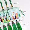 Dragon Boat Festival DIY Handmade Sachet Material Kit New Chinese Style Panda Mugwort Mosquito-Repelling Spice Sachet Finished Hanging Ornament