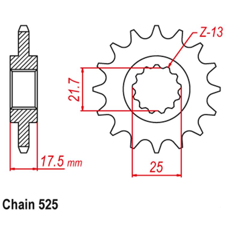 LOPOR 525 CNC 15T 40T Front Rear Motorcycle Sprocket For Honda CB-1 CB400 CB 1 400 500 CB500 1994-2003 Cup R