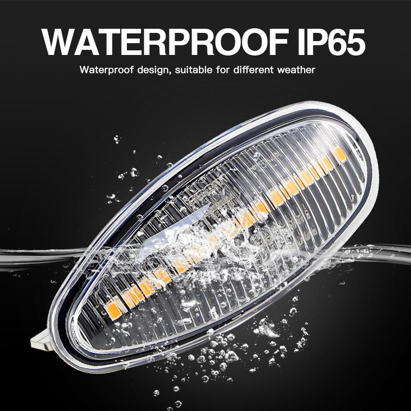 #MR109488 2pcs LED Sequential Dynamic Side Marker Turn Signal Light For Mitsubishi Lancer Mk7 Lancer I-Miev For Citroen C-Zero