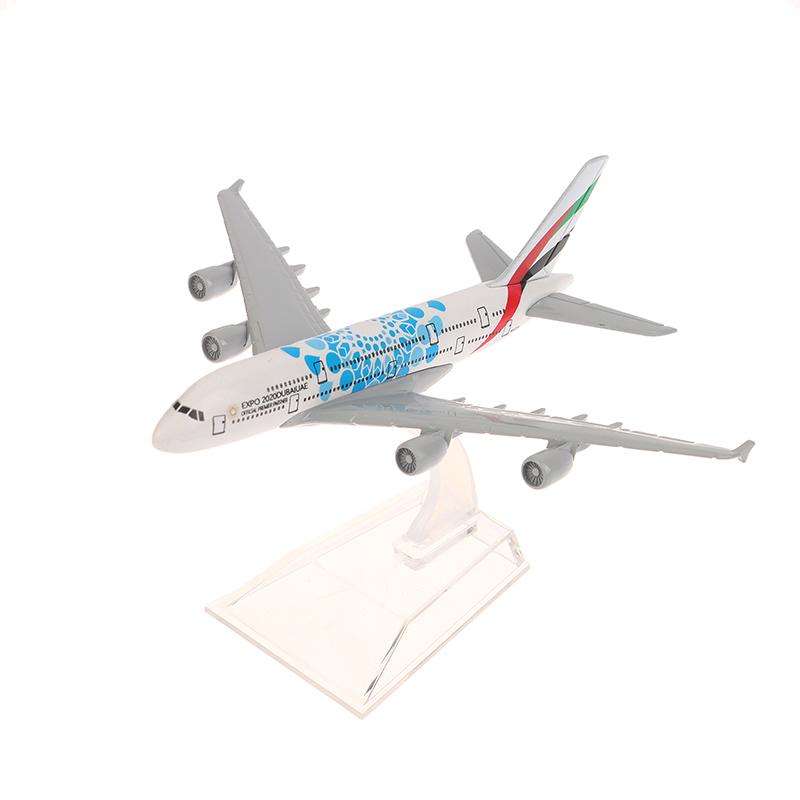 16Cm Alloy Aircraft Model Of Uae Expo Air  Airlines Airways Airplane Model Airplane Diecast Metal Planes Ornament