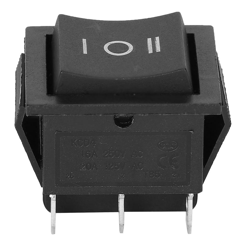 10Pcs Rocker Switches 6 Pin Plastic Button Used for Household Appliances Switch KCD4