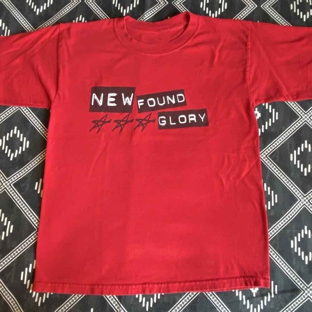 NEW FOUND GLORY BAND RED COLOR ALL SIZE SHIRT UNISEX Unisex T-Shirt L