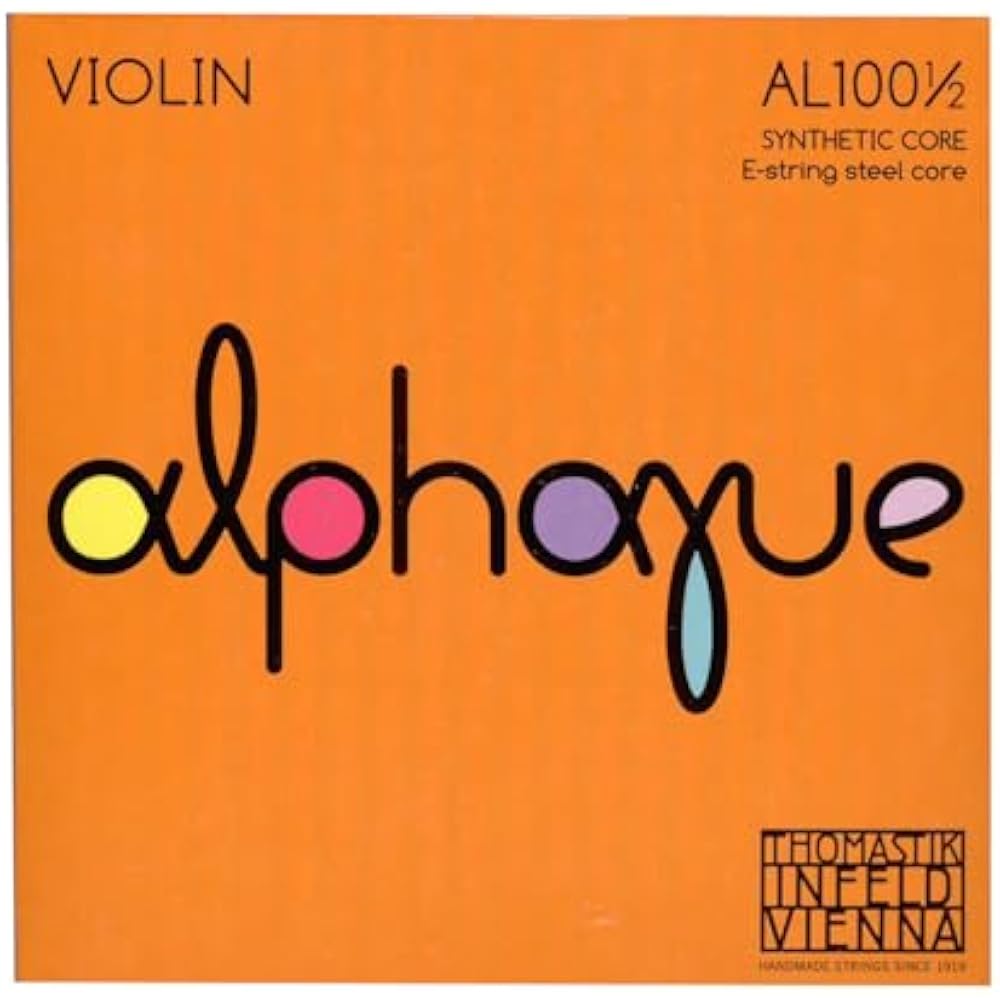 THOMASTIK Alphayue Alphayue Violin Strings E Line A Line D Line G Line Set 1/2 AL100 1/2