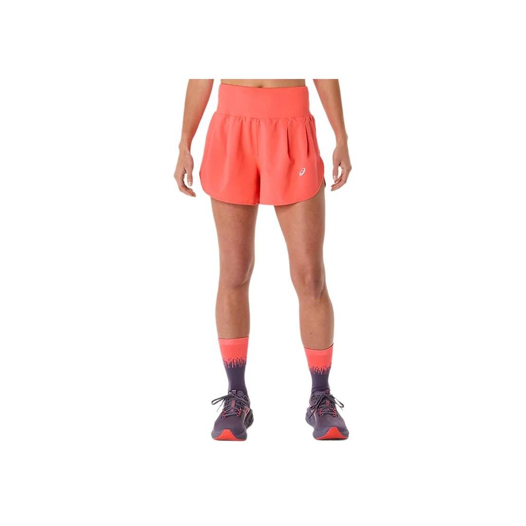 Asics Road 3.5In Soft Comfortable Quick-Drying Breathable Casual Shorts Women shorts Coral-Reef 2012C965-700