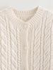 Autumn Chunky Knit Cable Long Cardigan for Women - Single-Breasted Design