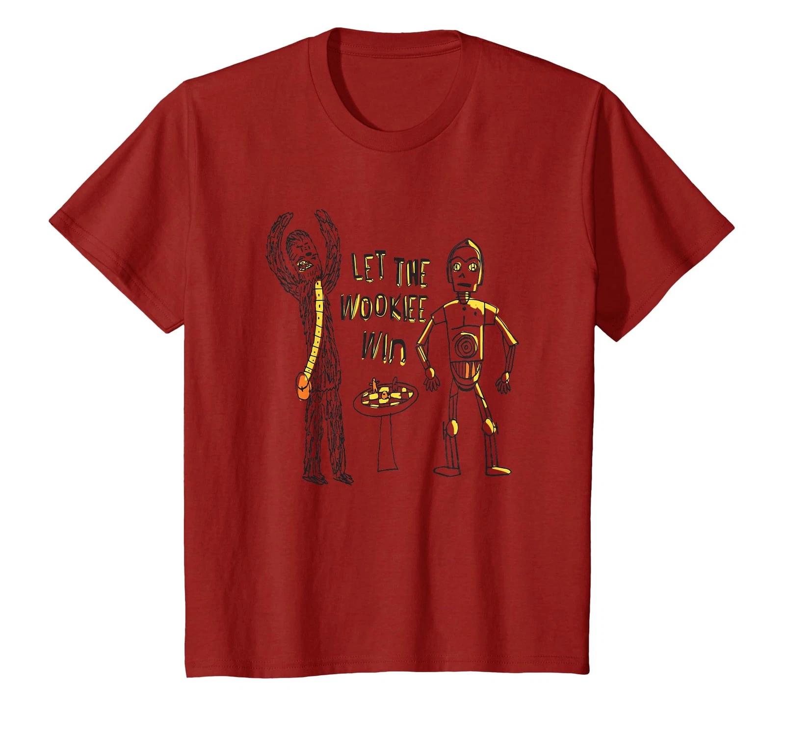 Star Wars Chewbacca C-3Po Dejarik Wookiee Win T-Shirt_ 3XL