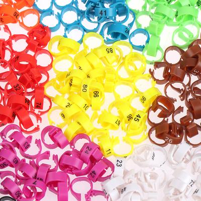 100Pcs Poultry Foot Ring Bird Pigeon Chicken Signage Carrying Mark Ring